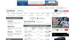 Desktop Screenshot of pensacolagasprices.com